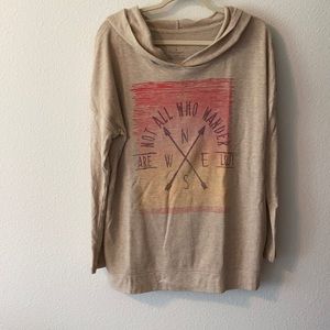 Sonoma light graphic sweater, juniors L